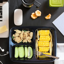Load image into Gallery viewer, Enther 3 Compartment Meal Prep Containers