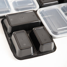 Load image into Gallery viewer, Enther 3 Compartment Meal Prep Containers